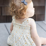 Crochet Bow Clip (Marine)