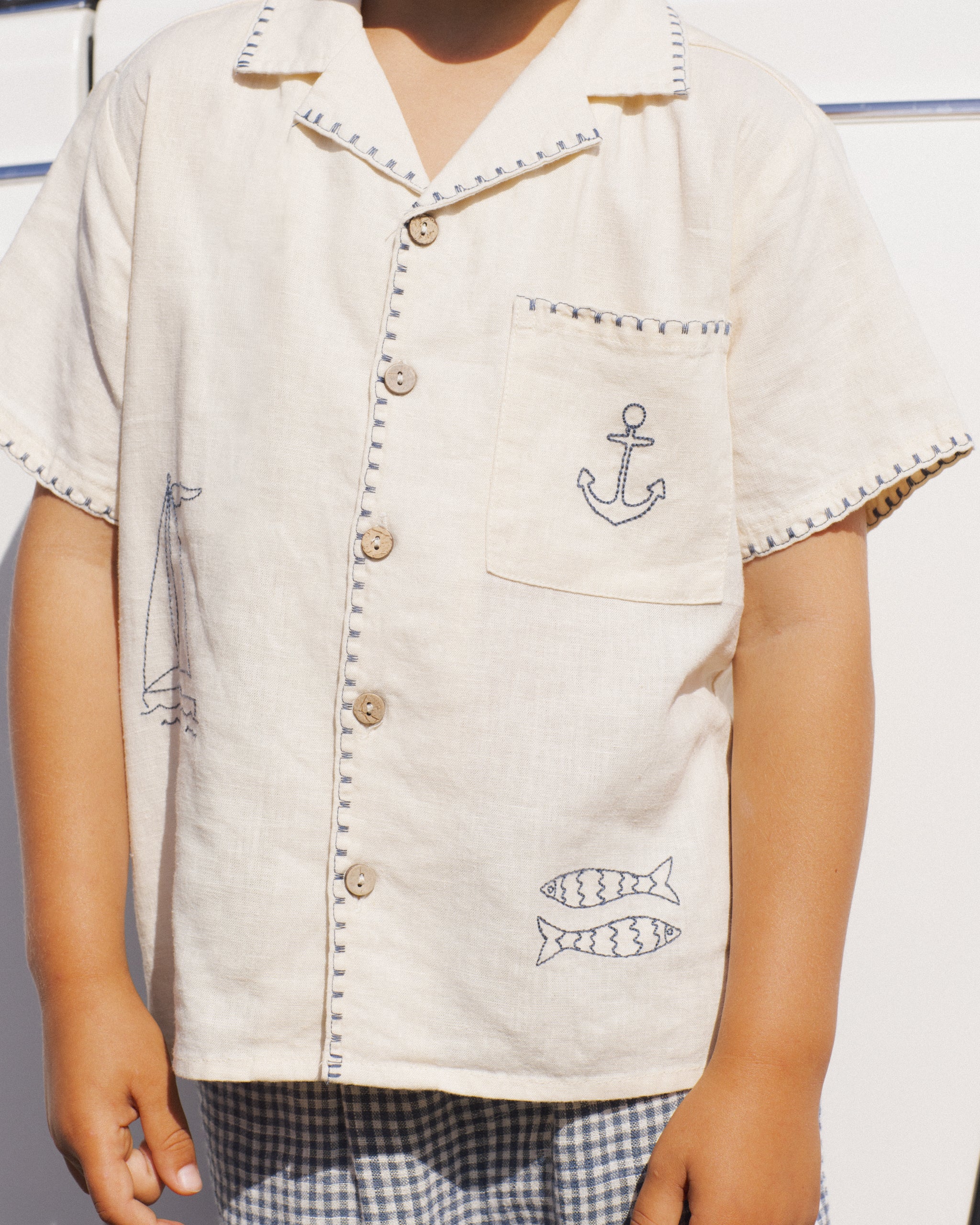 Lapel Collar Shirt (Sailor)