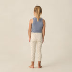 Ribbed Legging Set (Natural Blue Ditsy, Heathered Marine)