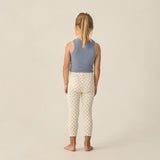 Ribbed Legging Set (Natural Blue Ditsy, Heathered Marine)