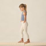 Ribbed Legging Set (Natural Blue Ditsy, Heathered Marine)
