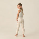 Ribbed Legging Set (Blossom, Heathered Seafoam)