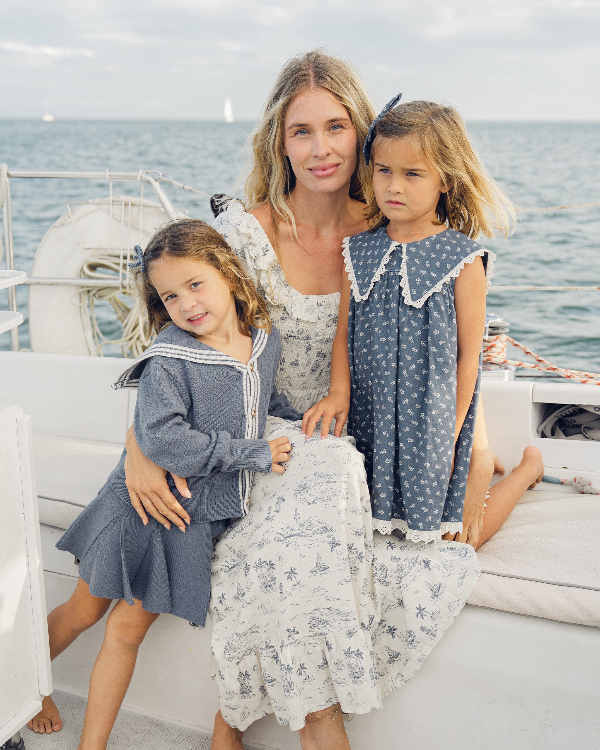 Sailor Cardigan (Marine)