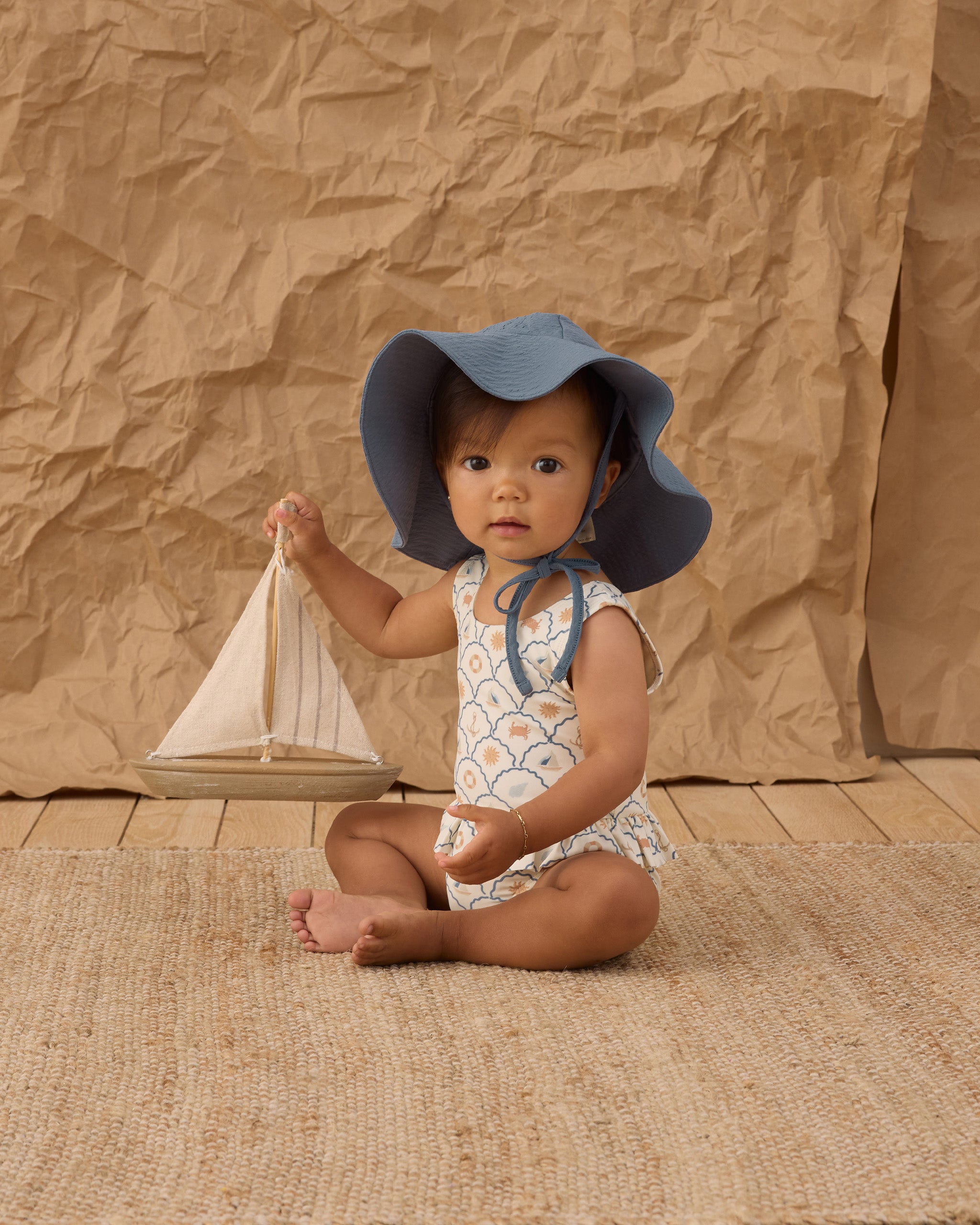 Skirted One-Piece (Nautical)