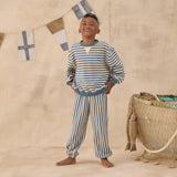 Oversized Crew (Marine Stripe)