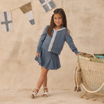 Sailor Cardigan (Marine)