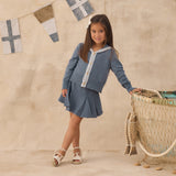 Sailor Cardigan (Marine)