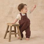 Cargo Baby Overall (Chocolate)