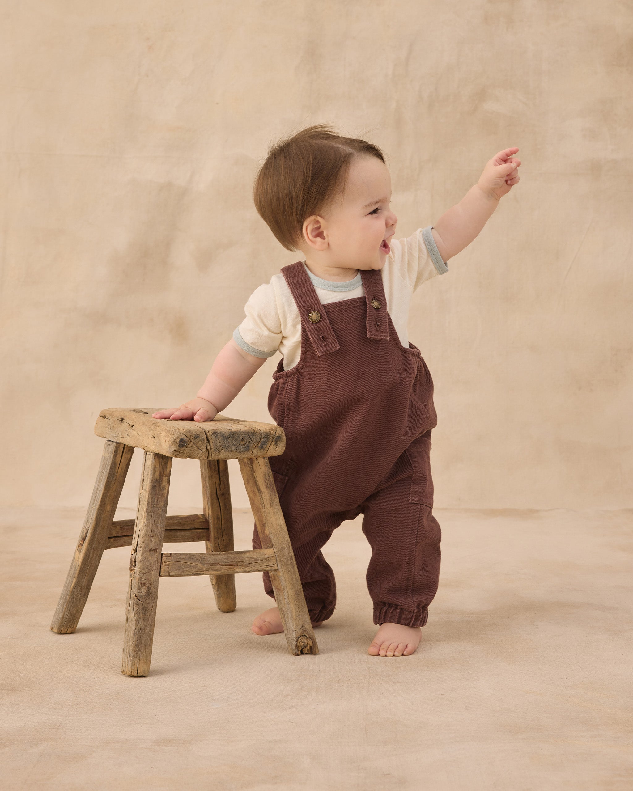Cargo Baby Overall (Chocolate)