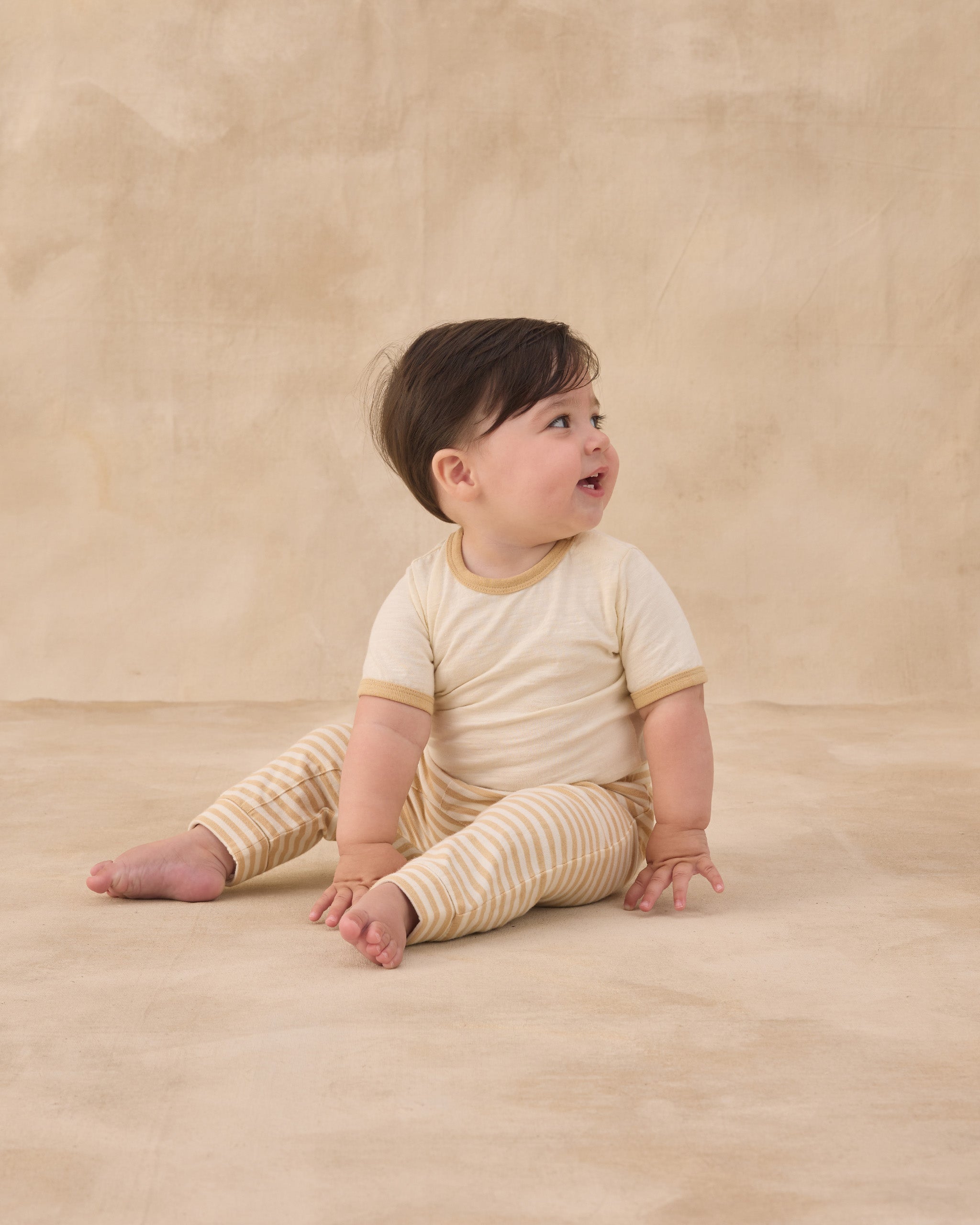 Ringer Bodysuit (Butterscotch)