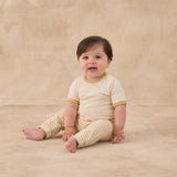 Ringer Bodysuit (Butterscotch)