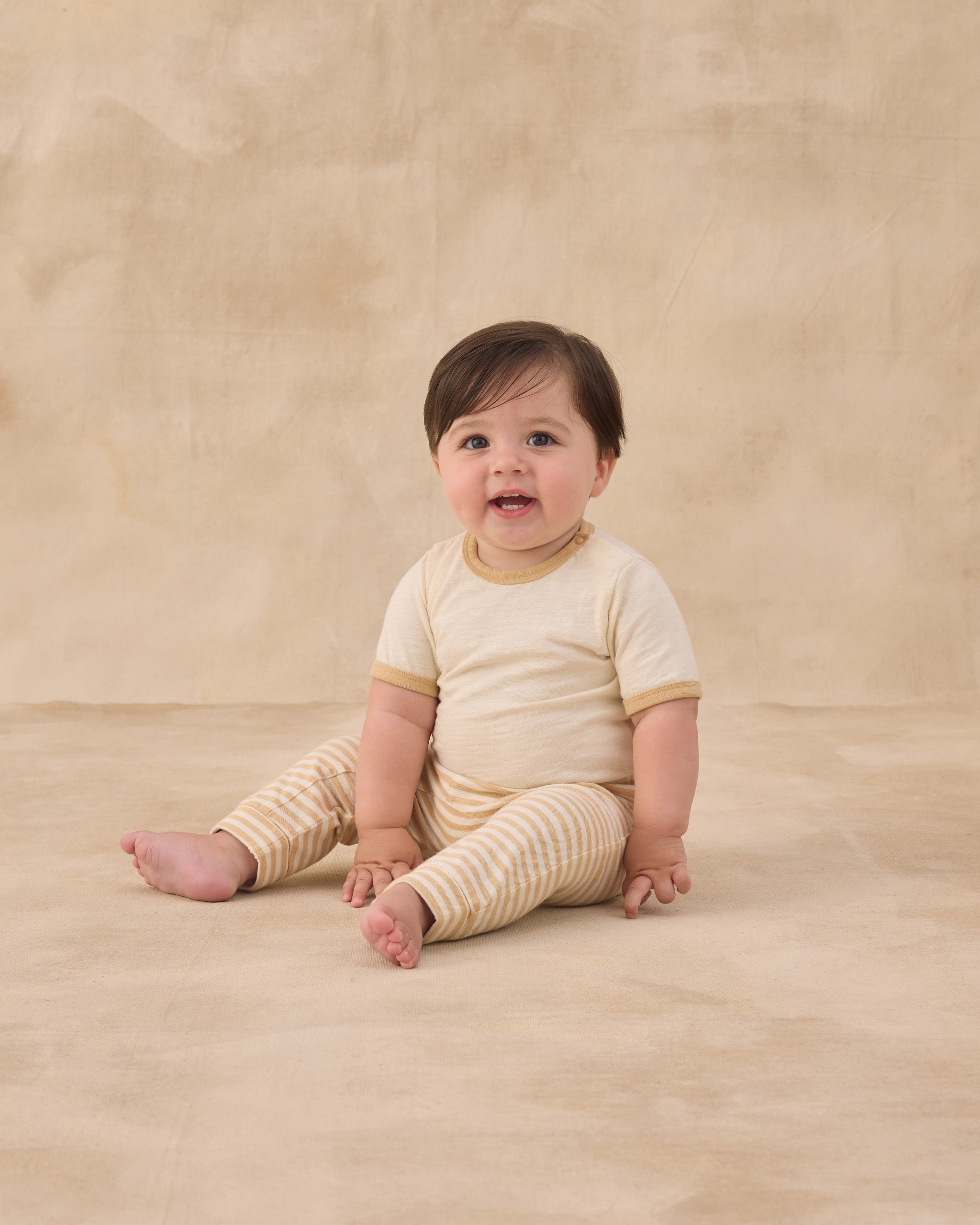 Ringer Bodysuit (Butterscotch)