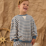 Oversized Crew (Marine Stripe)