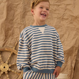 Oversized Crew (Marine Stripe)