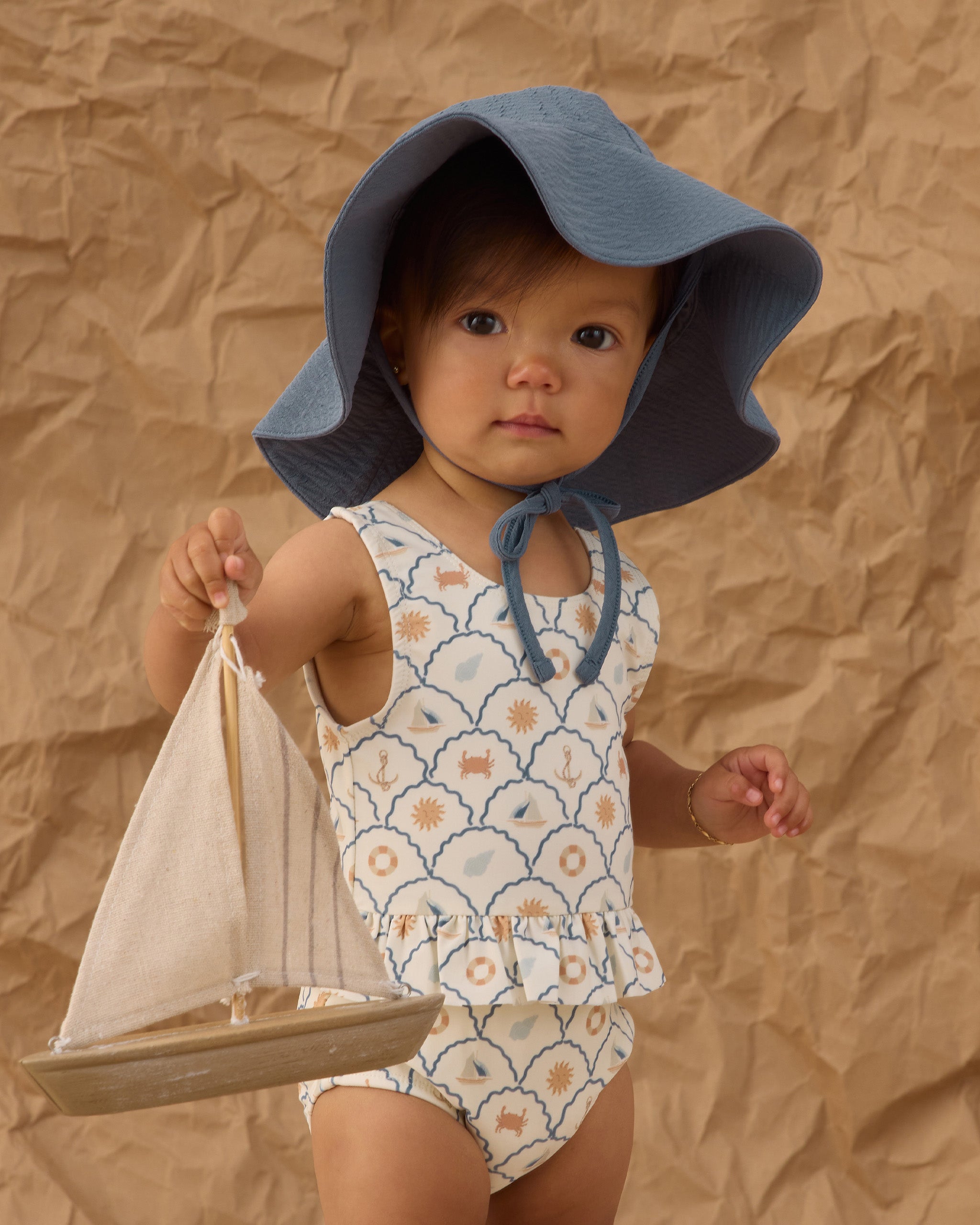 Skirted One-Piece (Nautical)