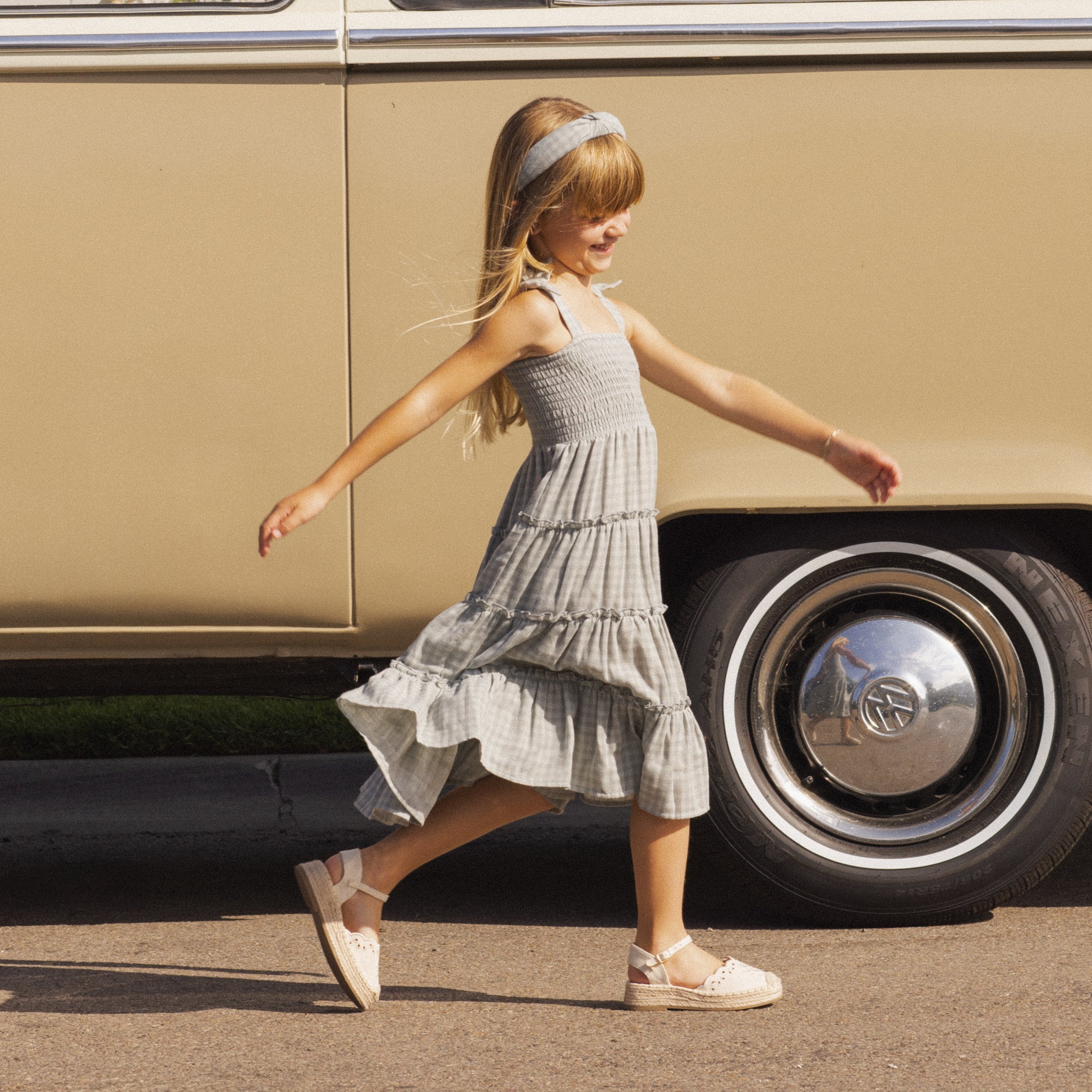 Taylor Dress (Green Gingham)