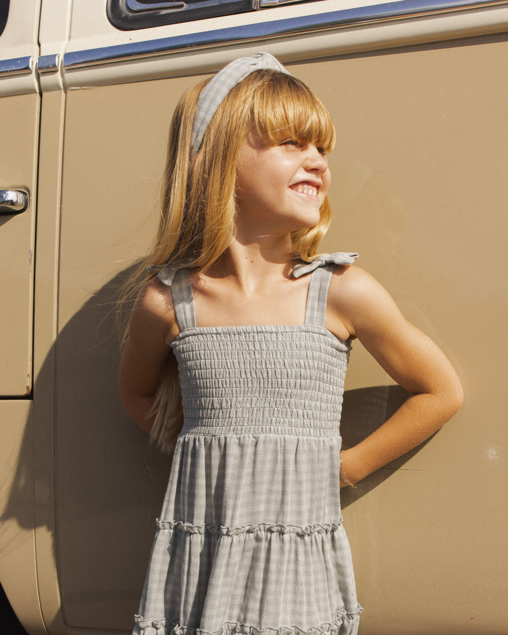 Taylor Dress (Green Gingham)