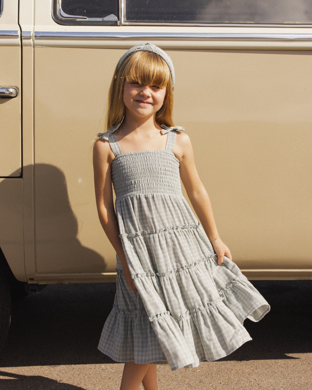 Taylor Dress (Green Gingham)