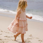 Ruffled Swing Dress (Petal Gingham)
