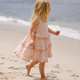 Ruffled Swing Dress (Petal Gingham)