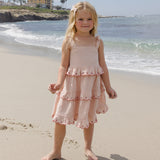Ruffled Swing Dress (Petal Gingham)