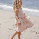 Ruffled Swing Dress (Petal Gingham)