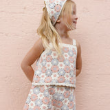Lili Knit Set (Blue/Light Pink/Ivory)