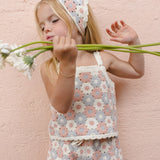 Lili Knit Set (Blue/Light Pink/Ivory)