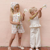 Lili Knit Set (Blue/Light Pink/Ivory)
