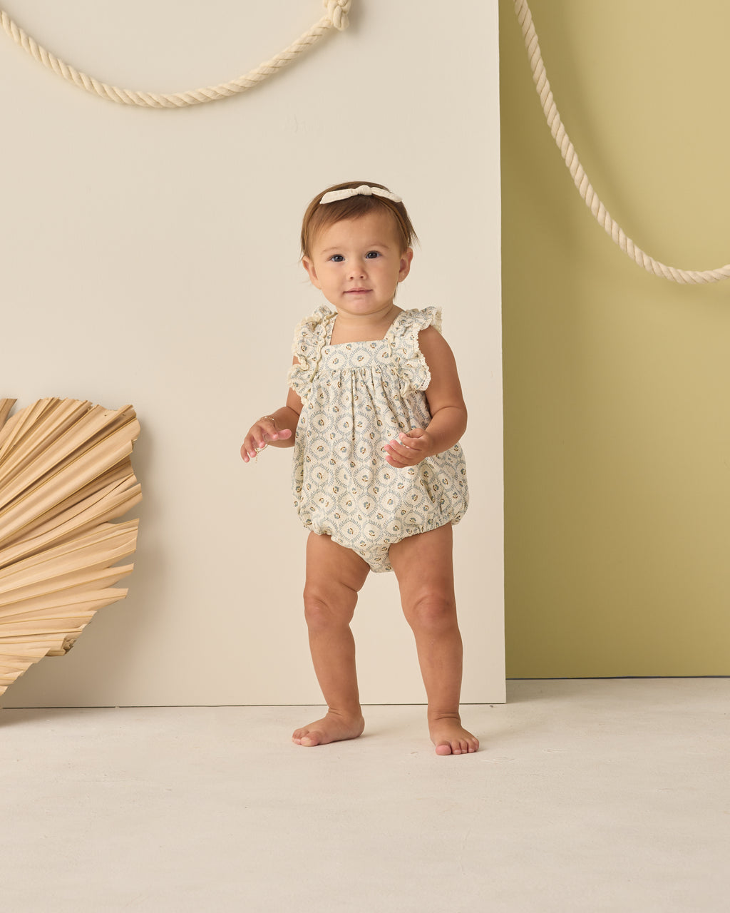 Maya Romper (Green Fleur)