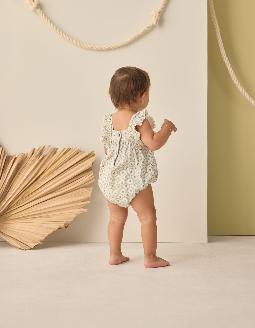 Maya Romper (Green Fleur)
