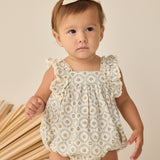 Maya Romper (Green Fleur)