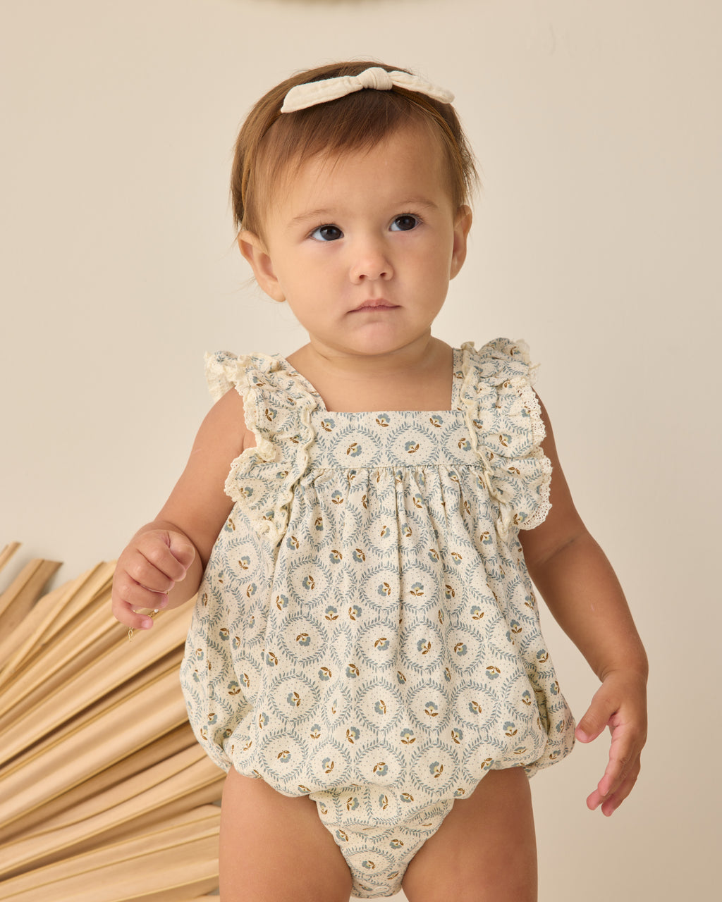 Maya Romper (Green Fleur)