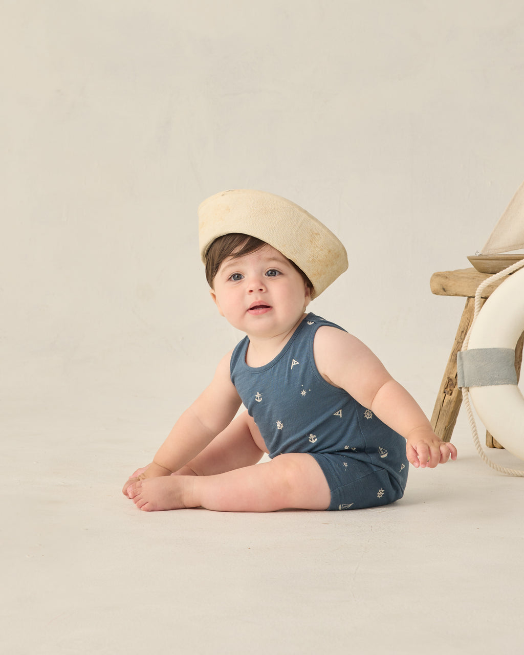 Sleeveless One-Piece (Maritime)