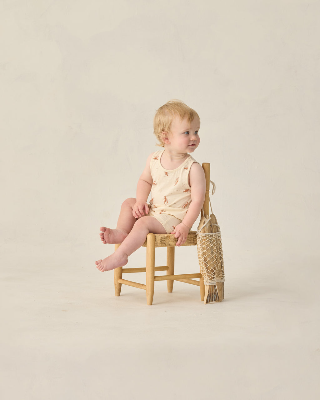 Sleeveless One-Piece (Lobster)