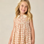 Collared Babydoll Dress (Cherry Check)