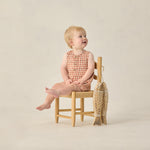 Mavrick Romper (Poppy Gingham)