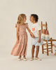 Wrap Ruffle Skirt (Heathered Light Blue)