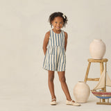 Dani Romper (Navy Stripe)