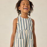 Dani Romper (Navy Stripe)