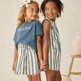 Dani Romper (Navy Stripe)