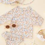 Rashguard Girls Set (Flower Fields)