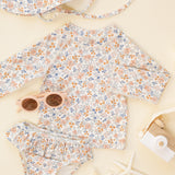 Rashguard Girls Set (Flower Fields)