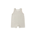 Sleeveless One-Piece Romper (Vintage Stripe)