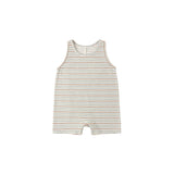 Sleeveless One-Piece Romper (Vintage Stripe)
