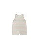 Sleeveless One-Piece Romper (Vintage Stripe)