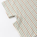 Sleeveless One-Piece Romper (Vintage Stripe)