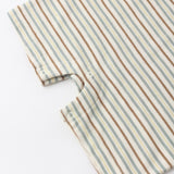 Sleeveless One-Piece Romper (Vintage Stripe)