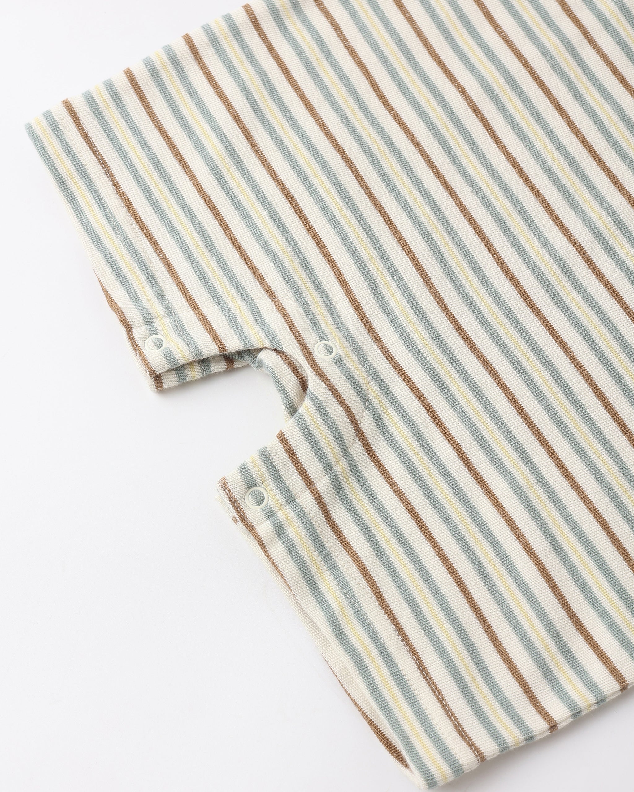 Sleeveless One-Piece Romper (Vintage Stripe)