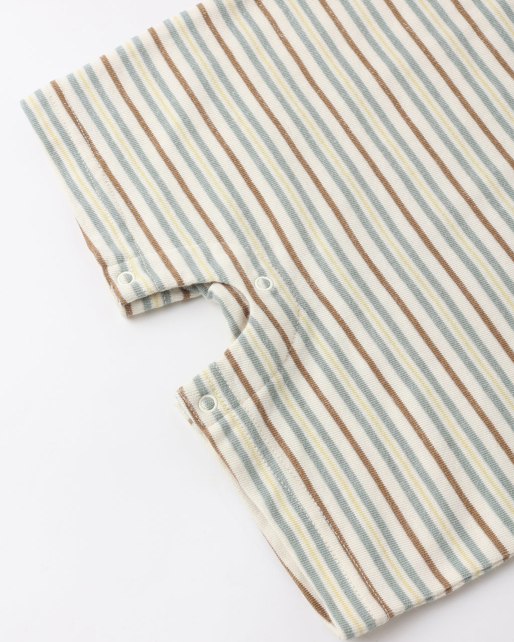 Sleeveless One-Piece Romper (Vintage Stripe)